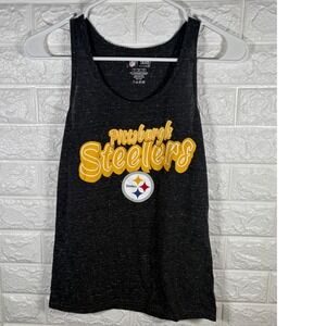 Pittsburgh Steelers NFL Team Apparel Black Tank Top Women's‎ Size Small